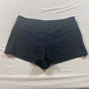 Bcg Black Swim Shorts with Compression Fit and Wide Waistband unbranded women’s